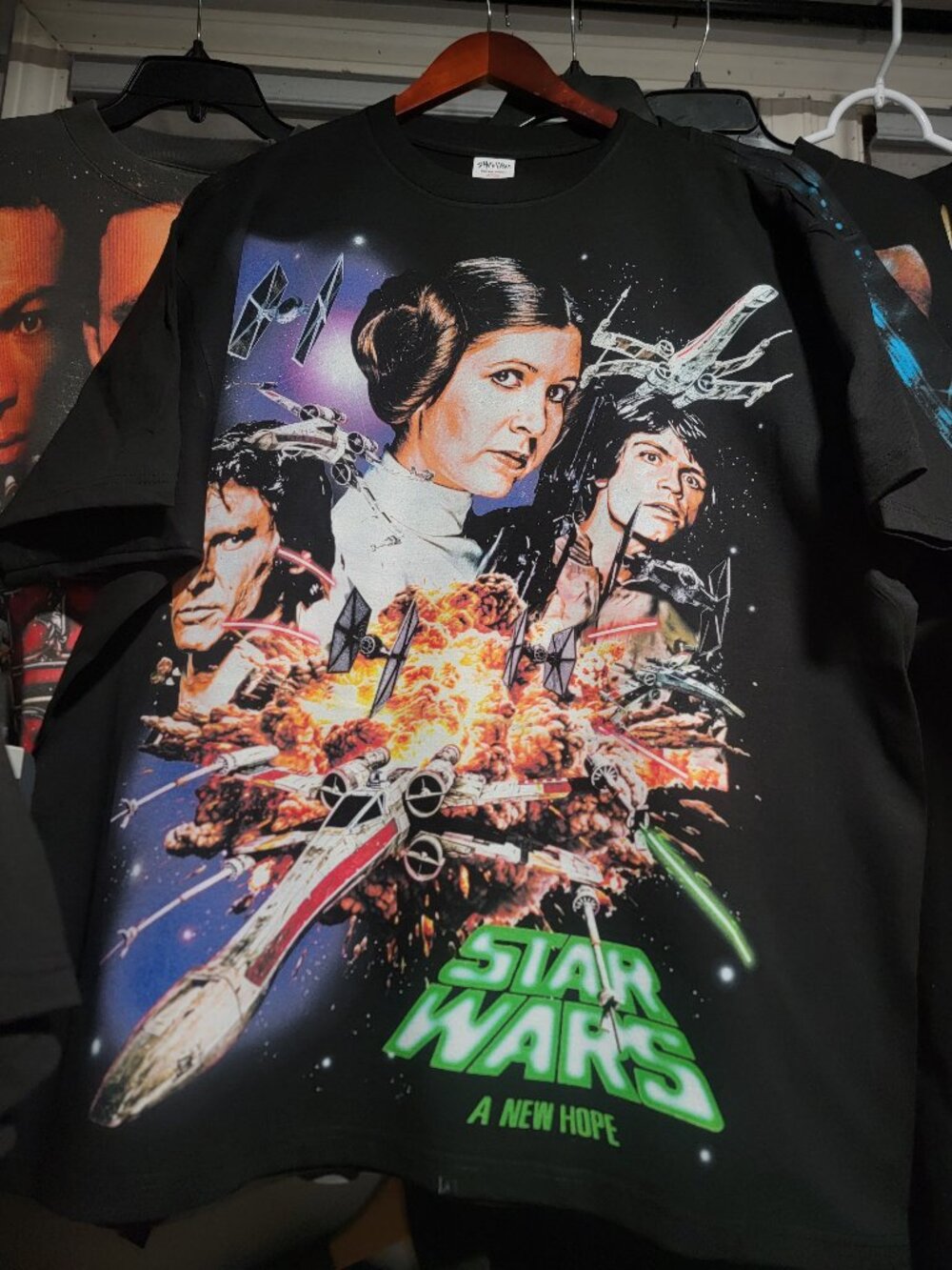 STAR WARS 1997 RE-RELEASE On SHAKA HEAVYWEIGHT T Shirt "Movie" modern